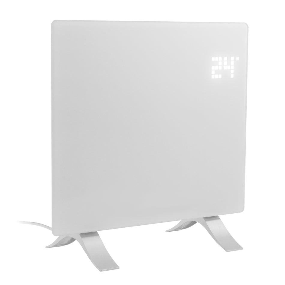Convector electric Denzel OptiPrime-1000, 1000W, Wi-Fi, ecran tactil, termostat digital, montaj pe perete sau podea