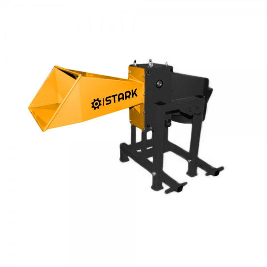 Tocator crengi ZEP STARK-80 PTO pentru tractor, diametru max 80 mm, 6 cutite, 2 axe sincronizate, capacitate 4 mc/ora