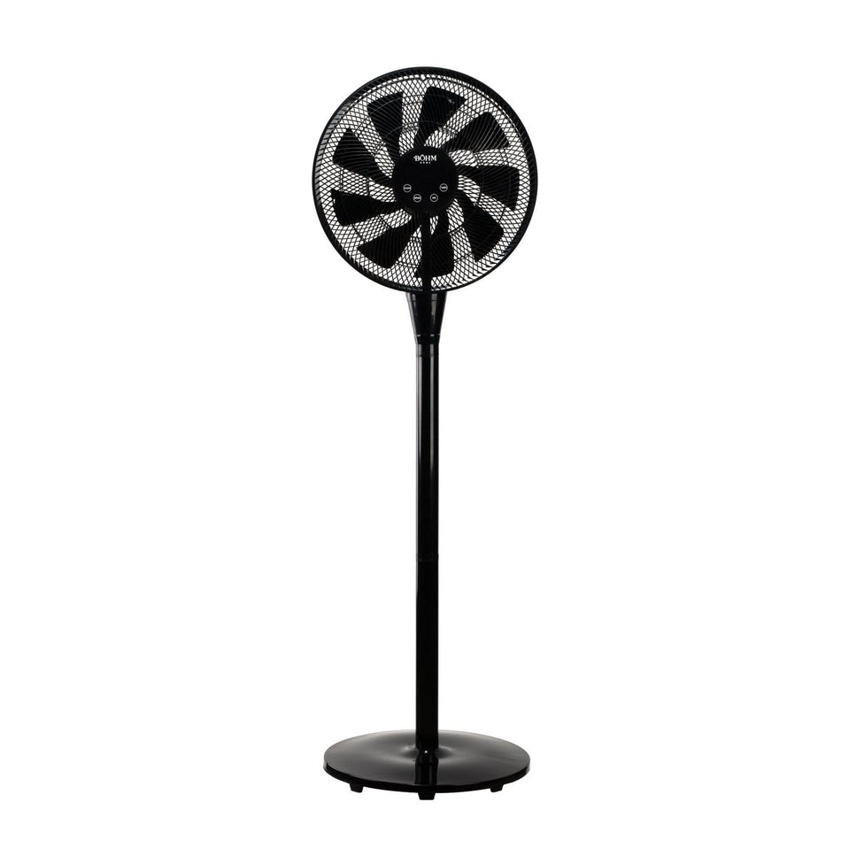 Ventilator de Podea 16" BOHM BY2316 – 8 viteze, 25W, motor DC, ecran LED, telecomanda, timer 12h