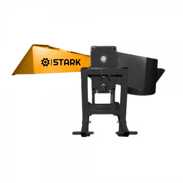 Tocator crengi ZEP STARK-80 PTO pentru tractor, diametru max 80 mm, 6 cutite, 2 axe sincronizate, capacitate 4 mc/ora