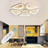 Lustra LED 80W, 5 Brate, Dimabila, 3000-6000K
