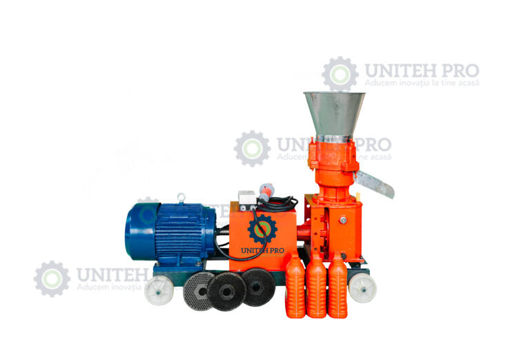 Granulator furaje ZEP KL-230 Uniteh PRO cu motor 11 kW si 3 matrite, productie pana la 500 kg/ora