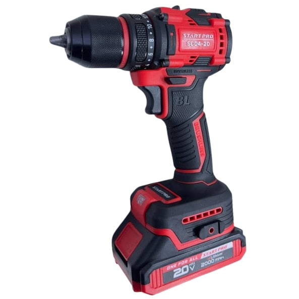 Masina de gaurit si insurubat StartPro SCD4-20 BRUSHLESS, 45Nm