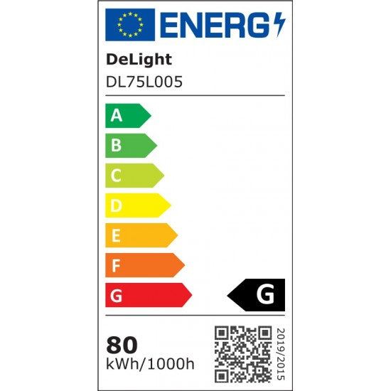 Lustra LED 80W, 5 Brate, Dimabila, 3000-6000K