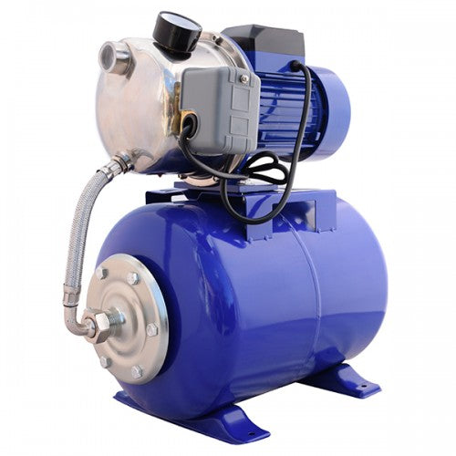 Hidrofor MasterKraft AUTOJS100, 1.1 kW, 50 l/min, vas expansiune 24L, inox