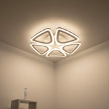 Lustra LED 80W, 5 Brate, Dimabila, 3000-6000K