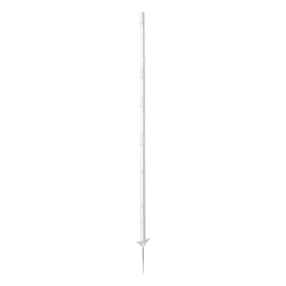 Set 20 buc stalp plastic gard electric 156cm cu varf otel galvanizat si suport fir banda