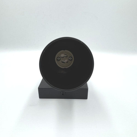 Spot reglabil GU10, 80 mm, negru
