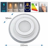 Plafoniera LED Deimos 37W, 2550lm, 220x50mm