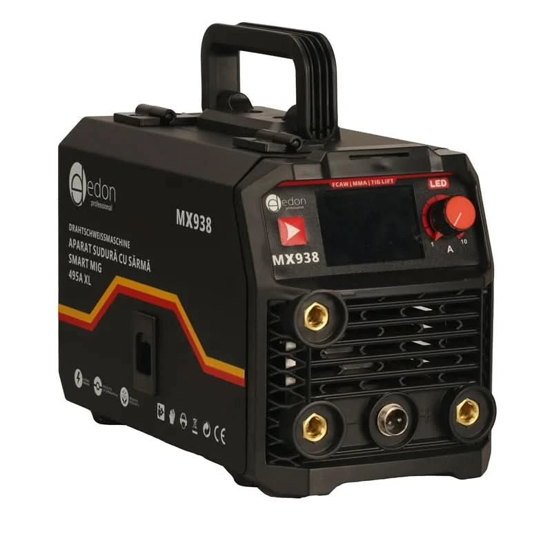 Aparat sudura Edon Professional Smart Mig 495A XL, MIG/MMA/TIG, afisaj electronic, 495A