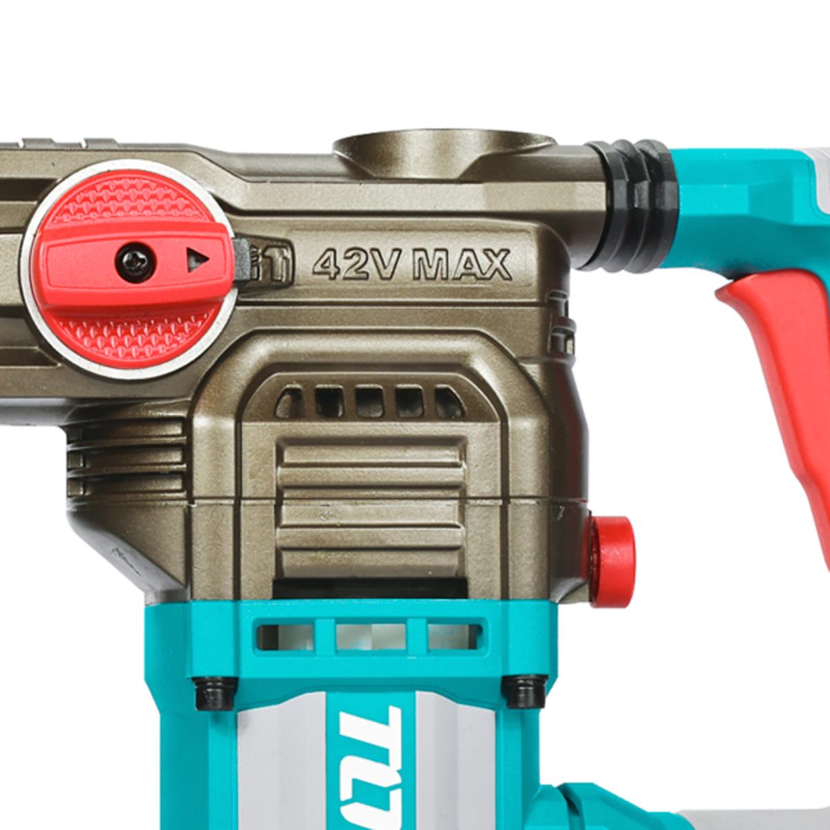 Ciocan rotopercutor TOTAL 42V, 28 mm, 4.5 J