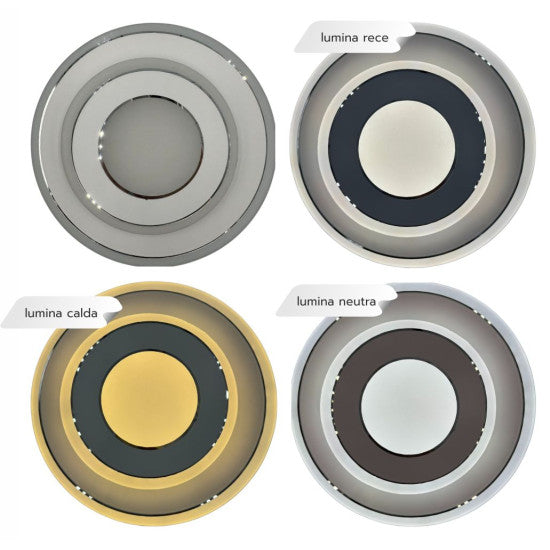 Plafoniera LED Deimos 37W, 2550lm, 220x50mm