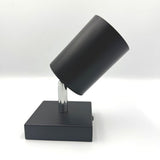 Spot reglabil GU10, 80 mm, negru