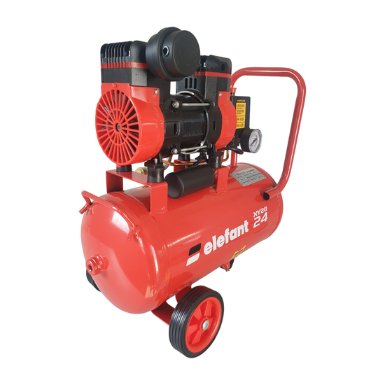 Compresor aer Elefant XY2824, 1.2 CP, 24L, 2850 rpm, 8 bar, 220V