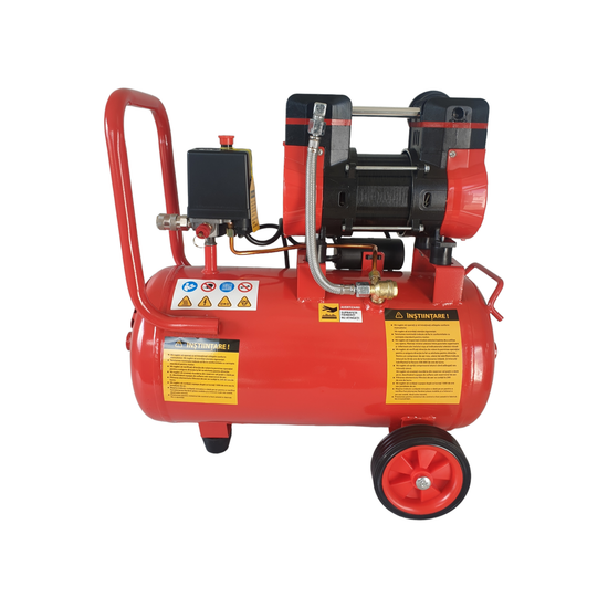 Compresor aer Elefant XY2824, 1.2 CP, 24L, 2850 rpm, 8 bar, 220V