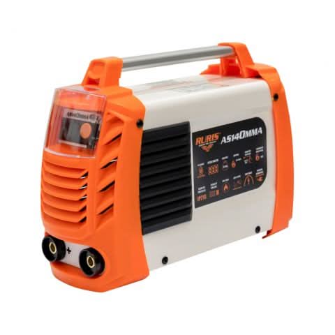 Aparat sudura invertor RURIS AS140MMA, 140A, 230V, Hot Start, Arc Force, Anti Stick, electrozi 1.6-3.2 mm, afisaj digital