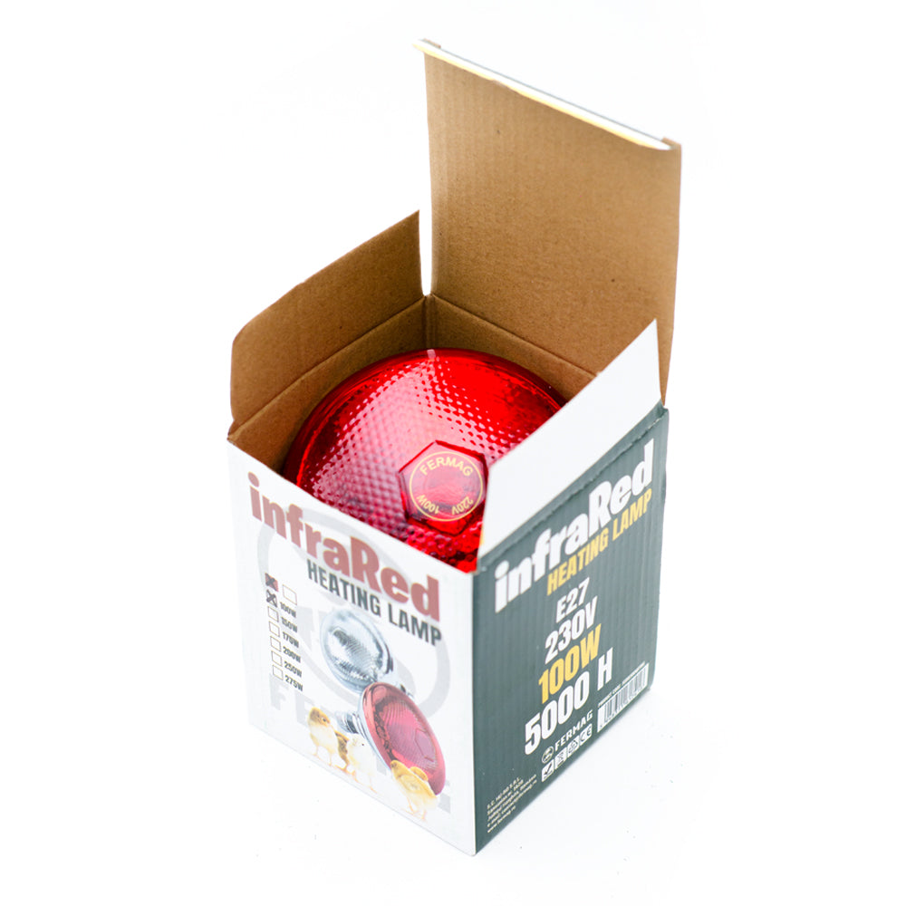 Bec infrarosu Fermag, 100 W, E27
