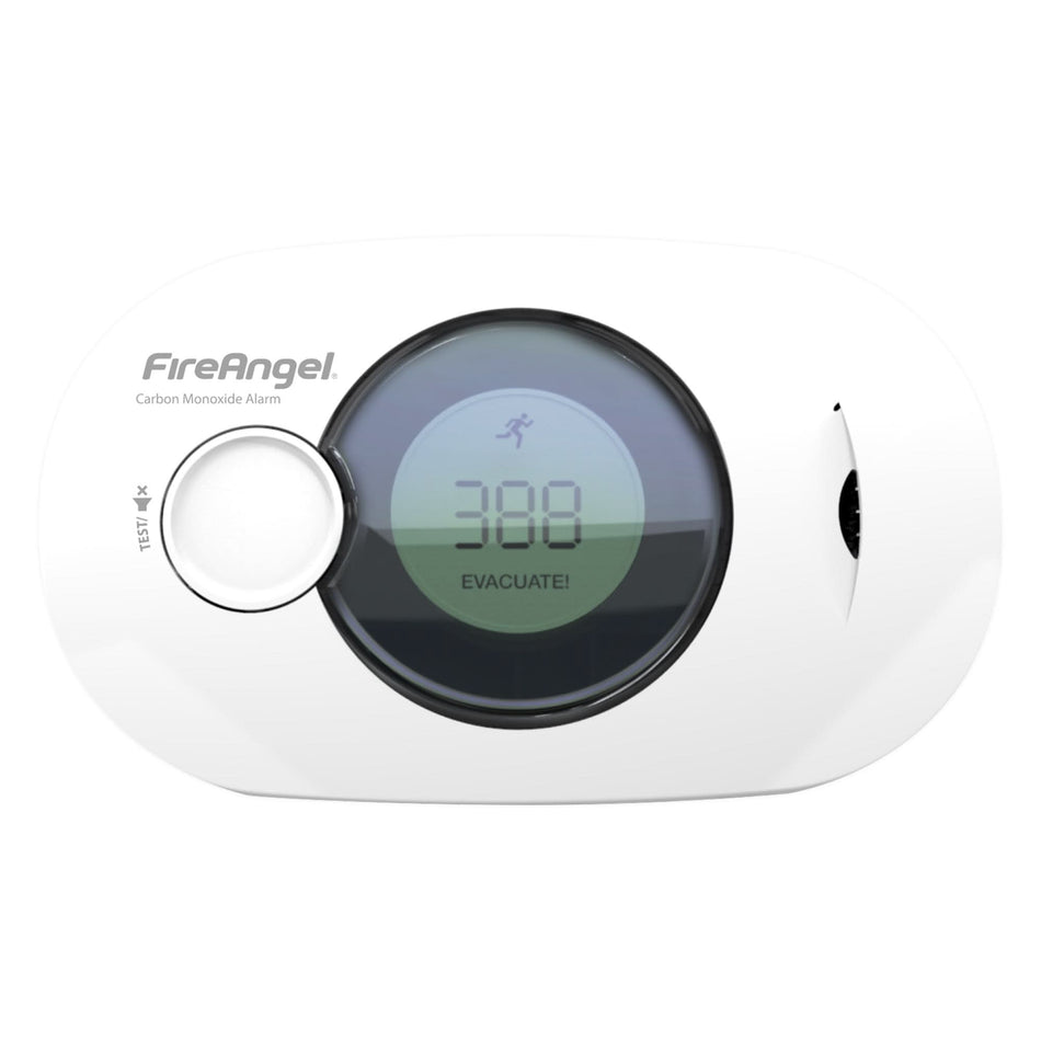 Senzor CO FireAngel LCD FA3322-INT – protectie avansata impotriva monoxidului de carbon
