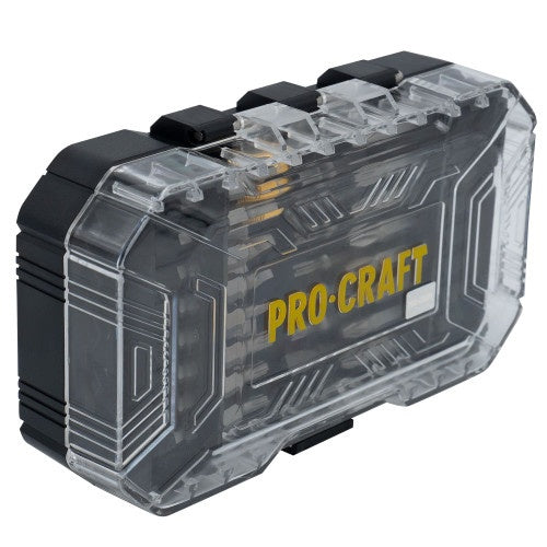 Set biti PROCRAFT BS-37 , 37 piese , biti , adaptoare priza ,chei cu piulita