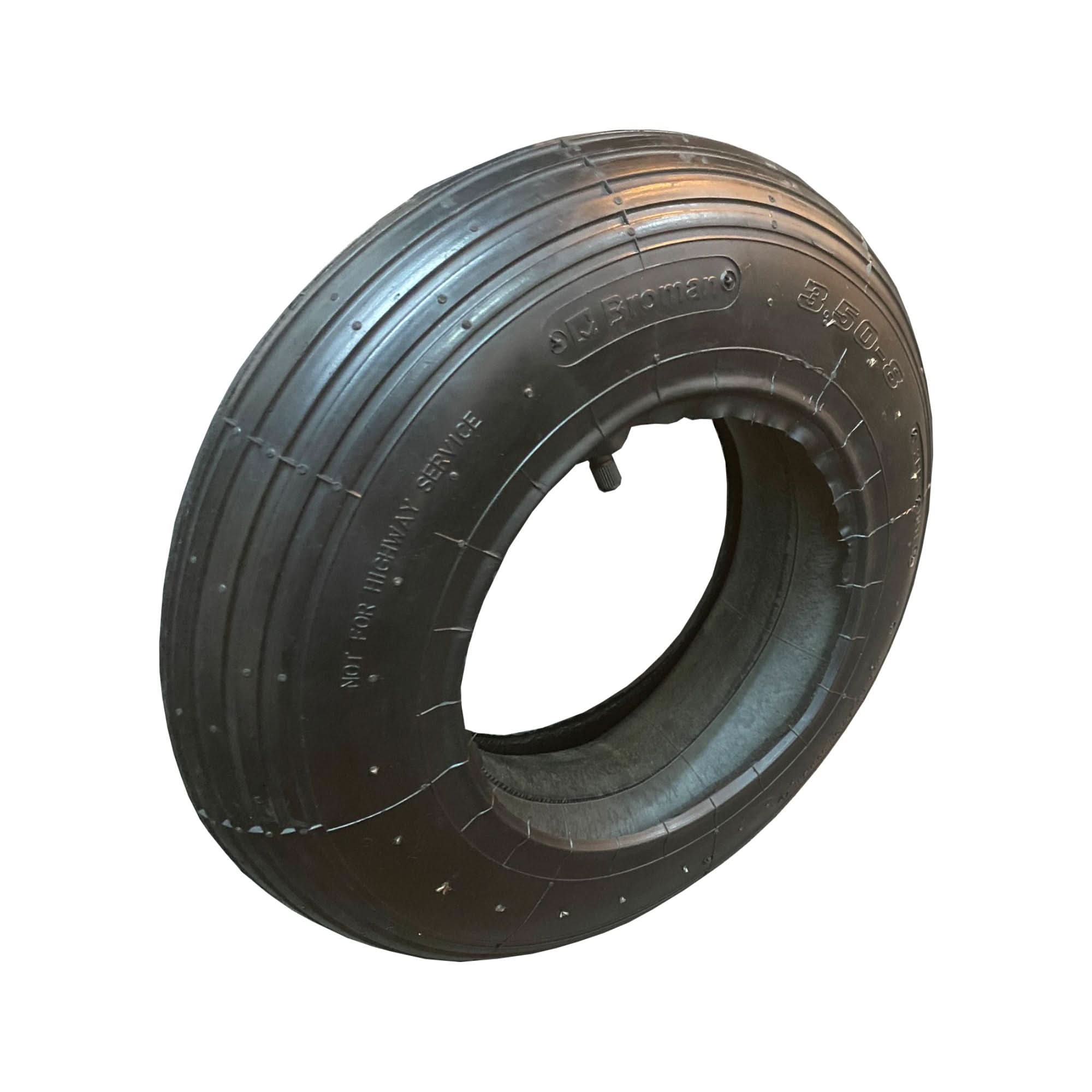 Set Cauciuc și Cameră Roabă 3.50-8 Broman