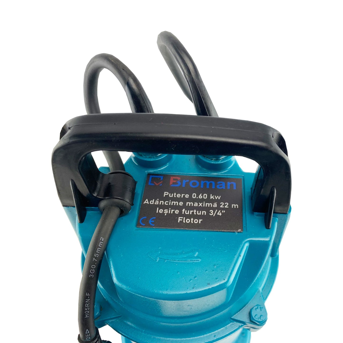 Pompa apa submersibila QDX-60-22 M Broman, 600W, 22m, debit 3000 L/h, flotor automat