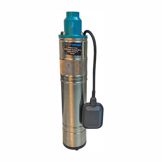 Pompa Submersibila Broman Tip Tun | 1.1 kW | 110m | Surub | Plutitor | 220V