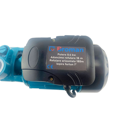 Pompa Apa Centrifugala Broman QB60 | 400W | 0.8 CP | 2100 L/h | 18m | 1"