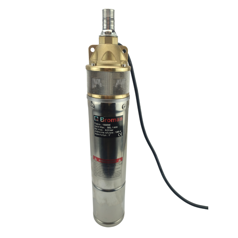 Pompa submersibila Broman SKM-100, 1500 W, debit 50L/min