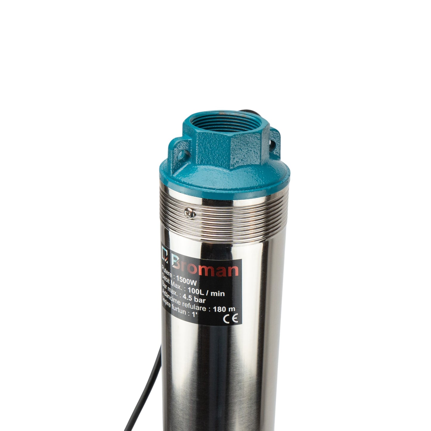 Pompa submersibila Broman 4SDM 4/6, 1500W, 180m, 6000L/h, 4.5bar