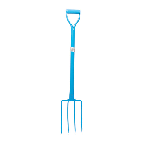 Furca BROMAN 4 coarne cu coada metalica, rezistenta, pentru fan si materiale