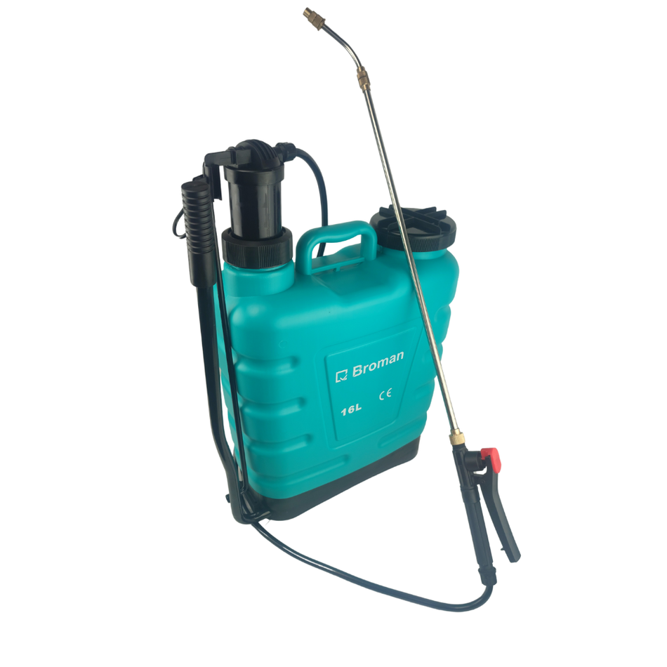 Pompa de stropit manuala Broman, 16L, plastic, pentru gradini, livezi, agricultura