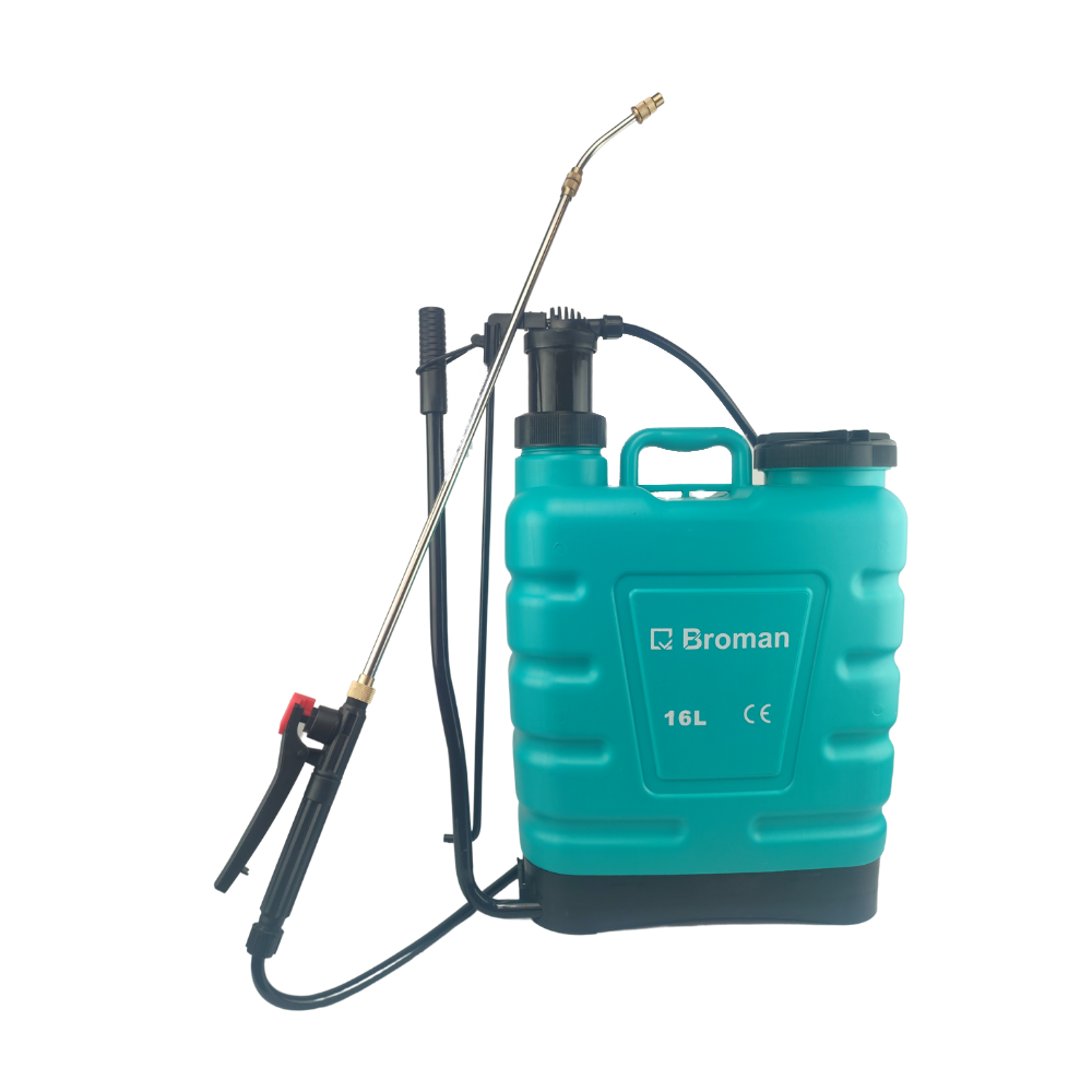 Pompa de stropit manuala Broman, 16L, plastic, pentru gradini, livezi, agricultura