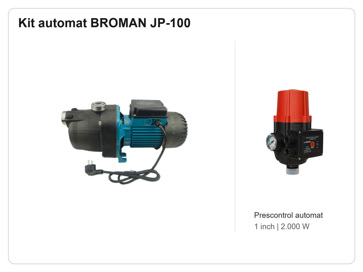 Kit automat Broman JP-100 - toate produsele incluse