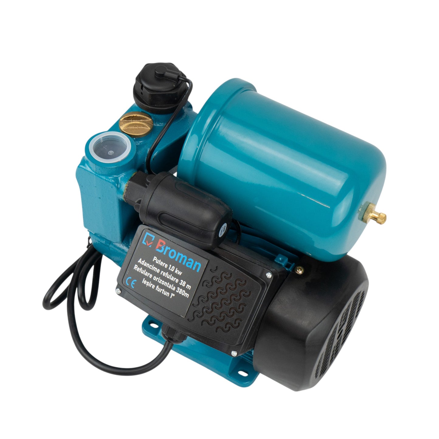 Mini hidrofor BROMAN OKM-600, 1CP, 38m, refulare 380m, racord 1”, autoamorsant, vas expansiune