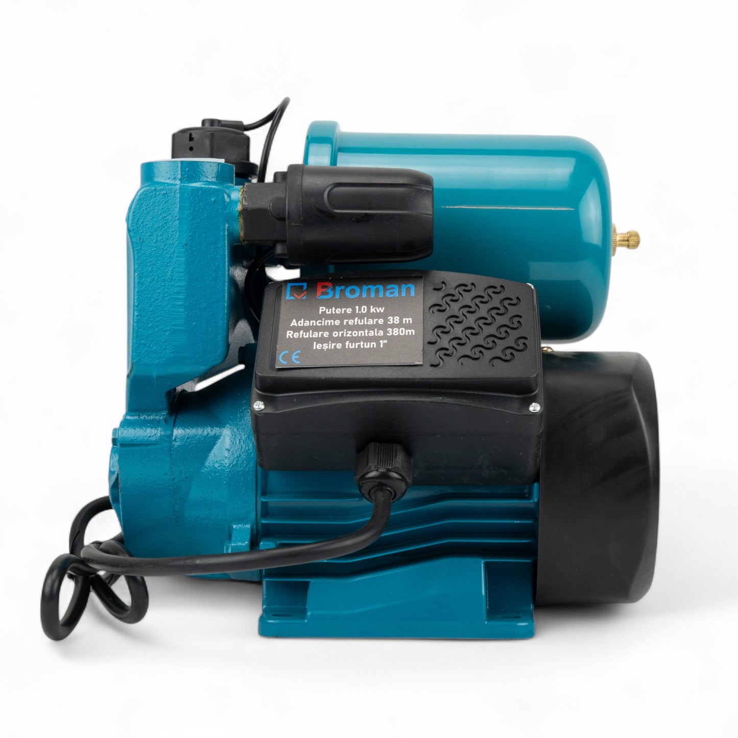 Mini hidrofor BROMAN OKM-600, 1CP, 38m, refulare 380m, racord 1”, autoamorsant, vas expansiune