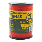 Fir gard electric 20 mm 200 m rosu rezistent