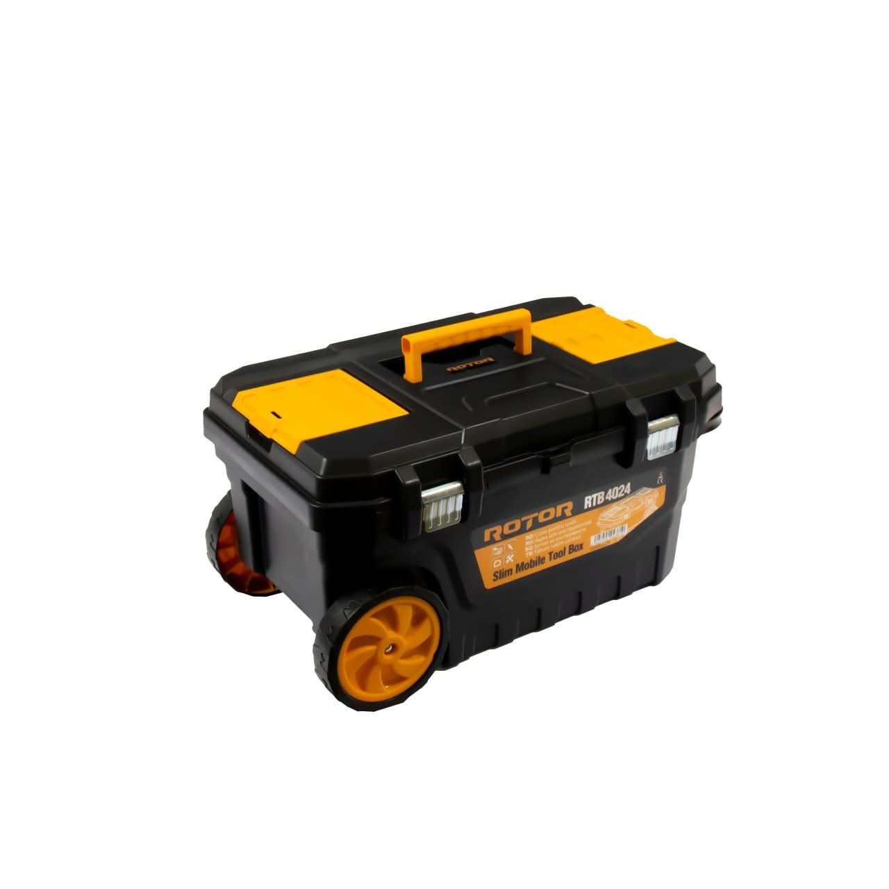 Trusa Scule PROFESIONALA ROTOR RTB-4024, 91L, cu Roti, Polimer Rezistent, 650x400x350 mm