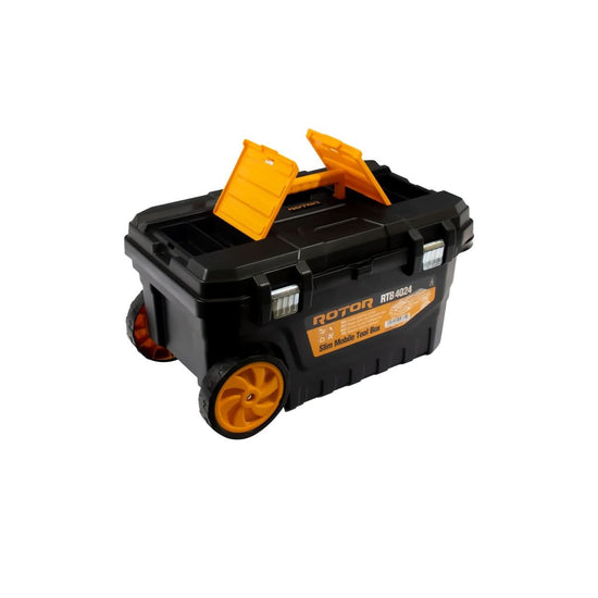 Trusa Scule PROFESIONALA ROTOR RTB-4024, 91L, cu Roti, Polimer Rezistent, 650x400x350 mm