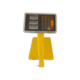 Cantar electronic ZEP 2025, 350kg, brat rabatabil, acumulator 4V, afisaj dublu
