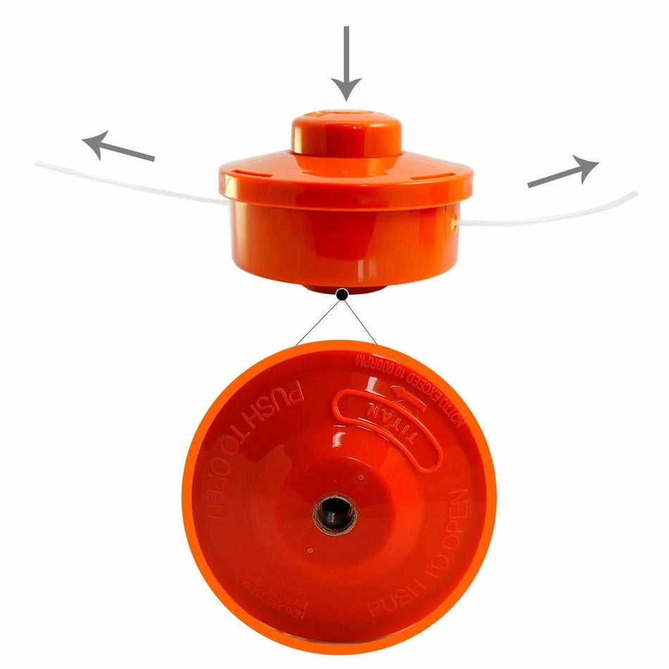 Tambur MTC Negru/Portocaliu MD.3 Cap Taietor cu Doua Fire pentru Motocoase