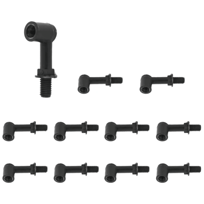 Set de 10 racorduri de fixare a niplului pentru adapatoare iepuri si pasari, unghi 90°, Tehno Ms #592 - ZEP.RO - Ți-e la îndemână!