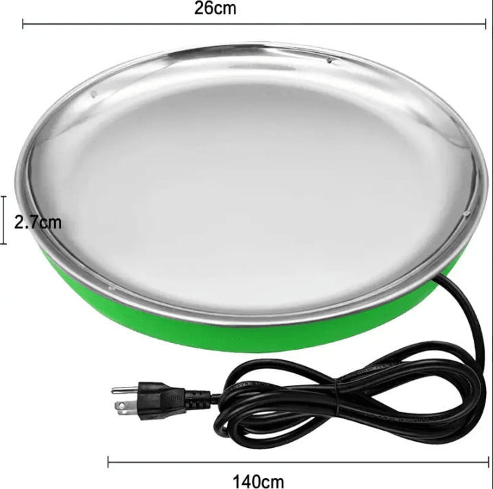 Incalzitor pentru adapatoare, diametru 26 cm, verde, Tehno Ms #241 - ZEP.RO - Ți-e la îndemână!