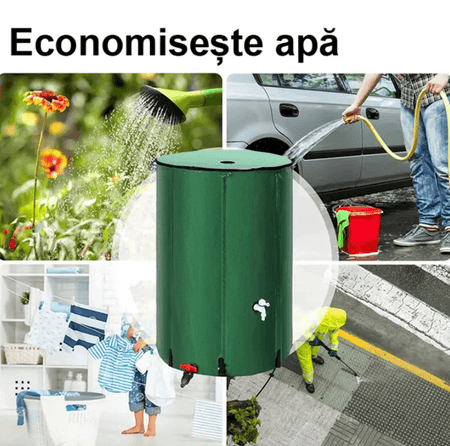 Rezervor apa de ploaie, capacitate 250L, Tehno Ms #21203 - ZEP.RO - Ți-e la îndemână!