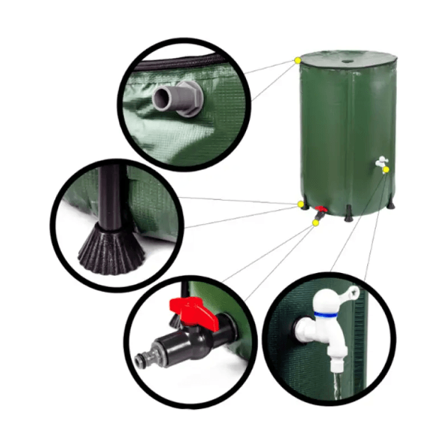 Rezervor de apa de ploaie, capacitate 750L, Tehno Ms #21206 - ZEP.RO - Ți-e la îndemână!