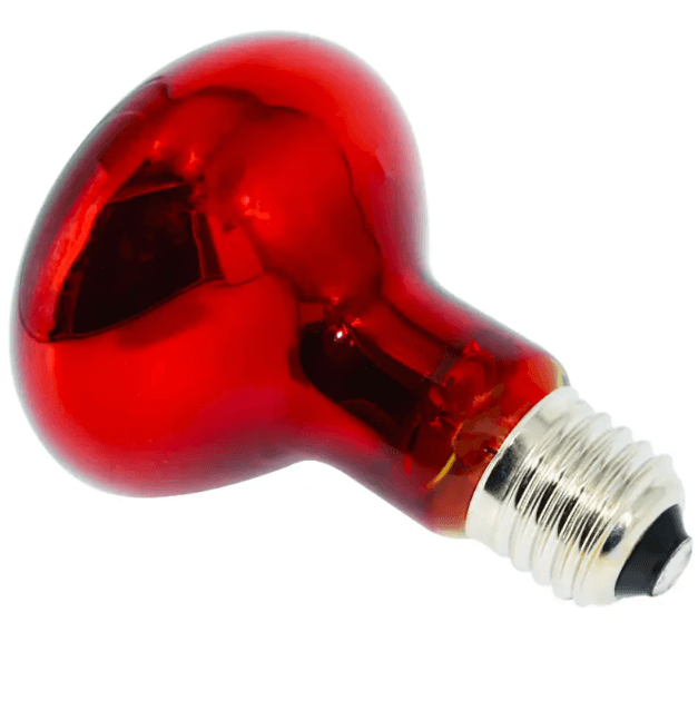 Bec cu infrarosu, culoare rosu inchis complet, 100W, Tehno Ms #734 - ZEP.RO - Ți-e la îndemână!