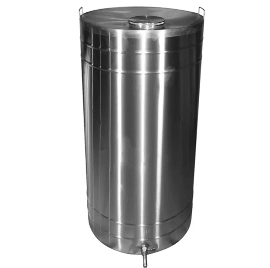 Butoi din inox cu capac, canea si garnitura, capacitate 350L, Tehno Ms #182 - ZEP.RO - Ți-e la îndemână!