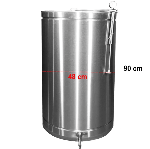 Butoi din inox cu capac flotant, capacitate 150L, Tehno Ms #718 - ZEP.RO - Ți-e la îndemână!