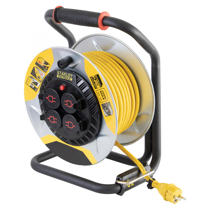 Tambur cablu Stanley, 40m, IP44, 3200W, H07RN-F 3G1,5