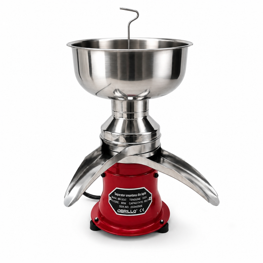 Separator Electric Smantana Brillo BR-50L, 50 L/h, 80W, 9800 RPM, Inox