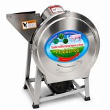 Razatoare si tocator electric furaje Brillo 2 in 1, 2.2kW, 2800 rpm, 300 kg/h, inox
